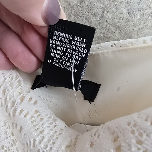 Rue21 Small Cream Lace Overlay Dress With Thin Straps - Picture 5 of 8